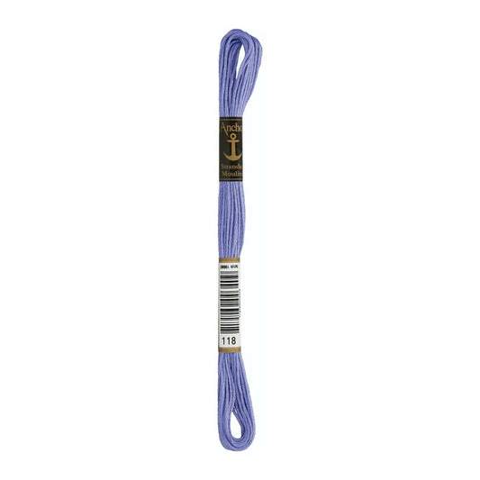Embroidery thread Anchor Mouline, 100% cotton, 8m, #00118
