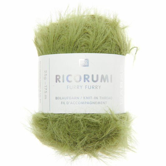 Ricorumi FURRY FURRY /Rico Design/ 50g #018 "Olīve"