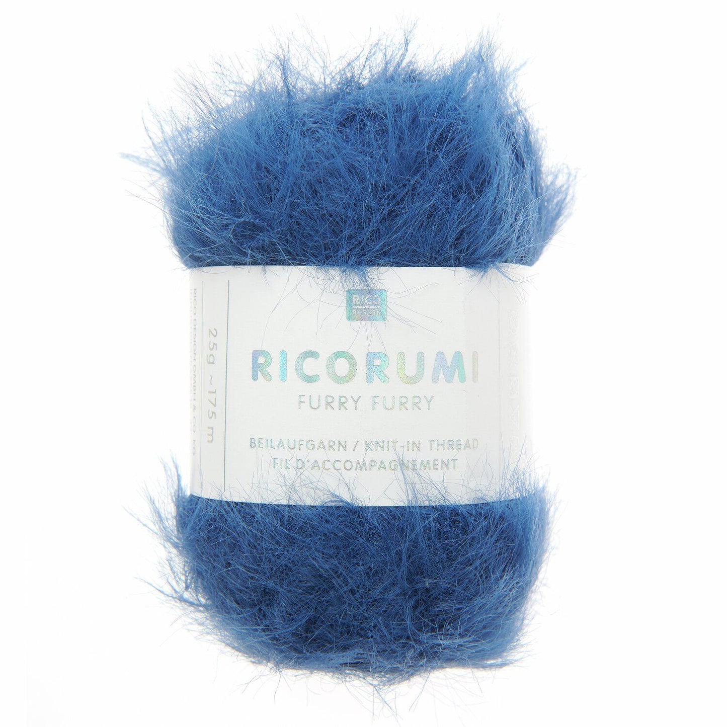Ricorumi FURRY FURRY /Rico Design/ 50g #020 Nakts zils