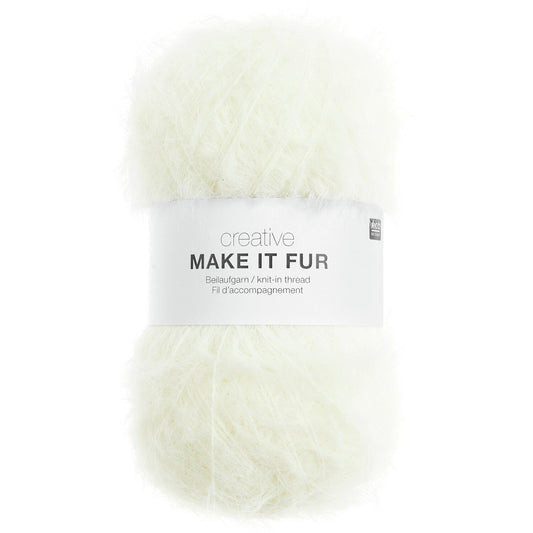 Make It FUR /Rico Design Creative/ 50g #001 "White"