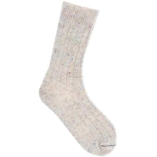 Linen Tweed /Rico Design/ 4-diegu zeķu dzija 100g #01 "Krēms"