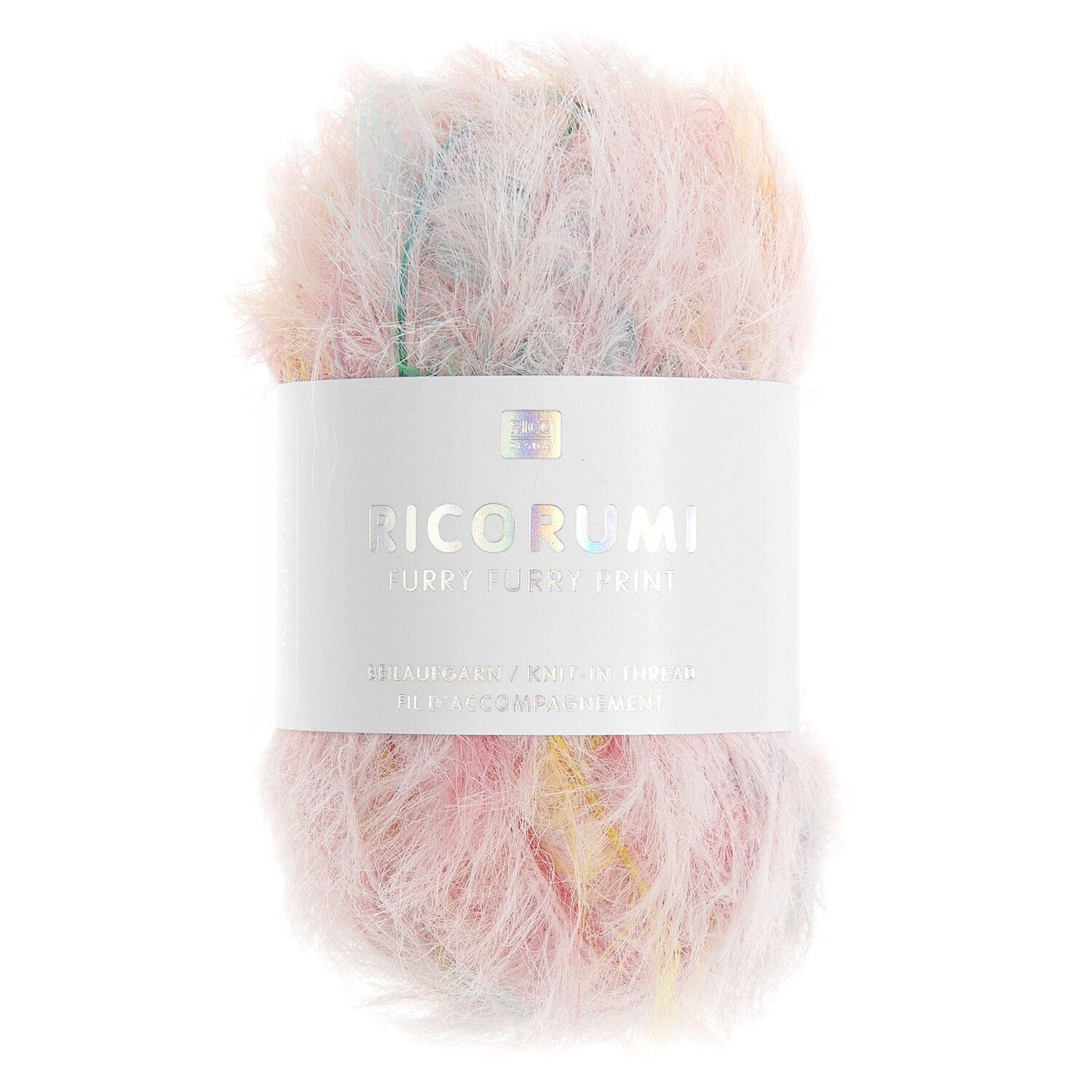 Ricorumi FURRY FURRY PRINT /Rico Design/ 50g #001 "Pastels"
