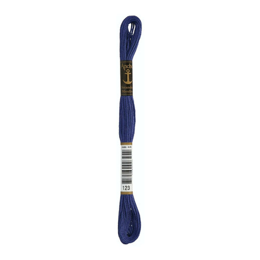 Embroidery thread Anchor Mouline, 100% cotton, 8m, #00123
