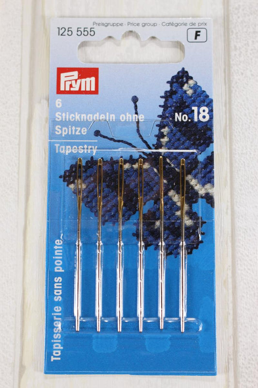 PRYM Gobelēna adatas ar strupu galu Nr. 18
