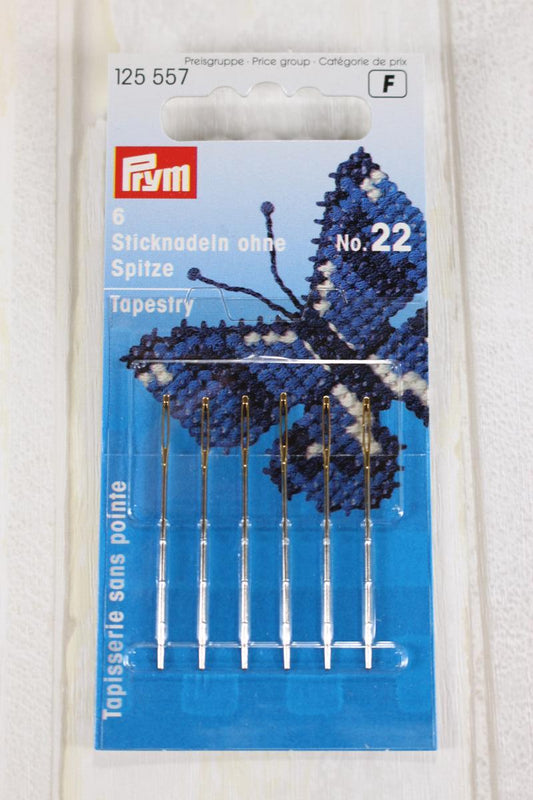 PRYM Gobelēna adatas ar strupu galu Nr. 22