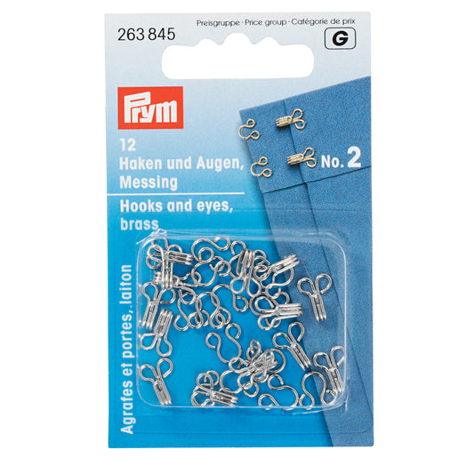 Clasp hooks No. 2 - 12 pcs