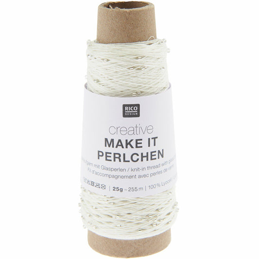 Make It Perlchen /Rico Design Creative/ 25g #001 Kristāls
