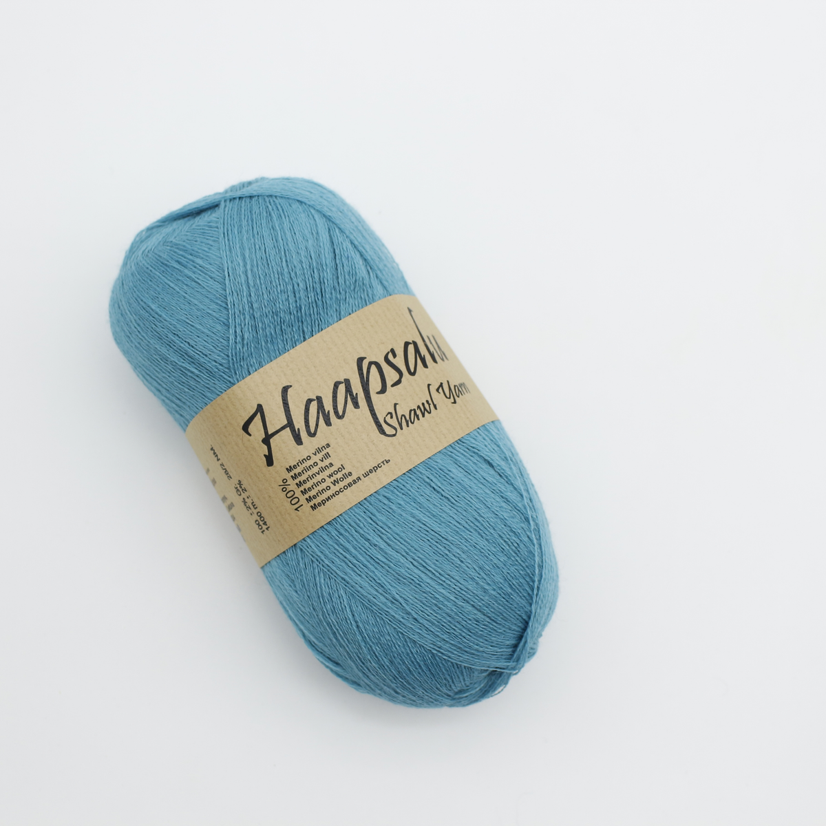 Haapsalu Shawl Yarn /Midara/ NM: 28/2 100g 1400m #455 "Blāvs tirkīzs"