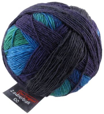 Lace Ball 100 Pro /Schoppel/ 100g #2179 "Blue Kraut will be Blue Kraut"