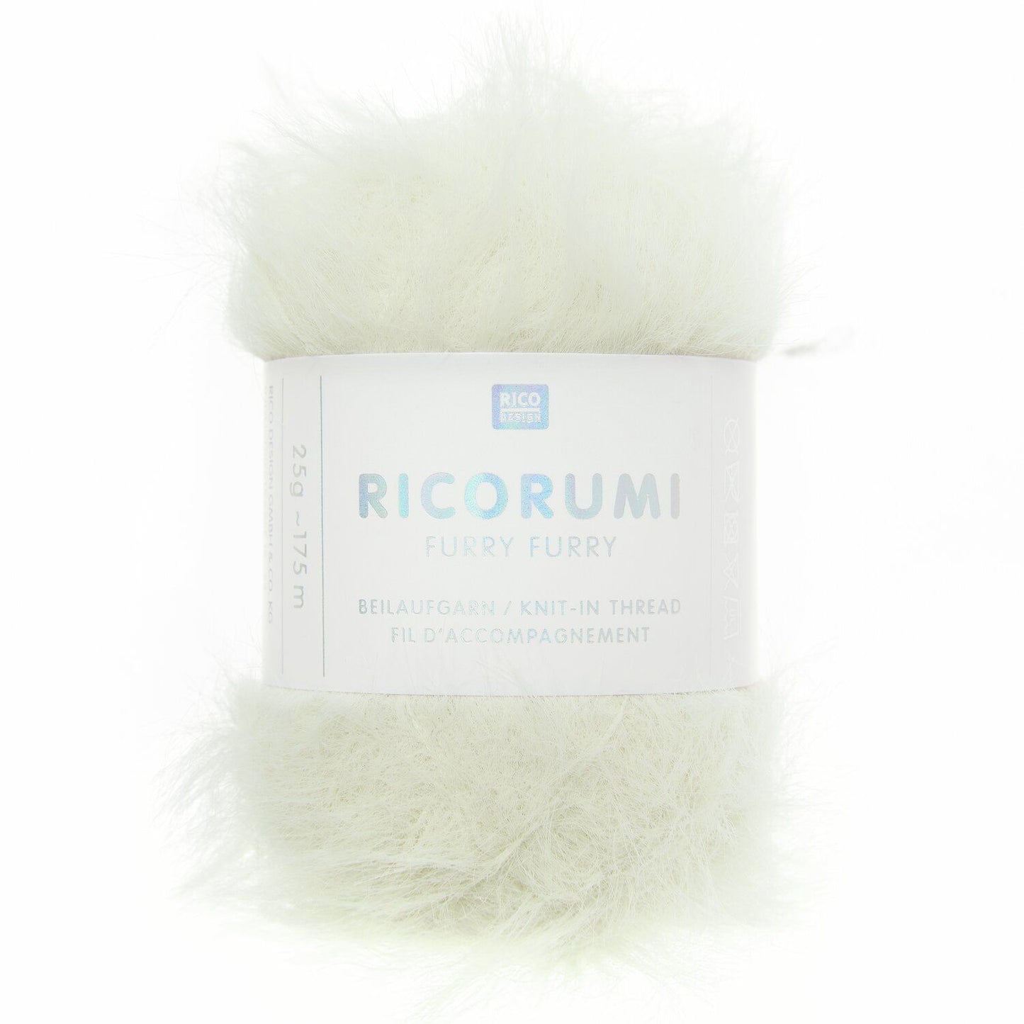 Ricorumi FURRY FURRY /Rico Design/ 50g #001 Balts