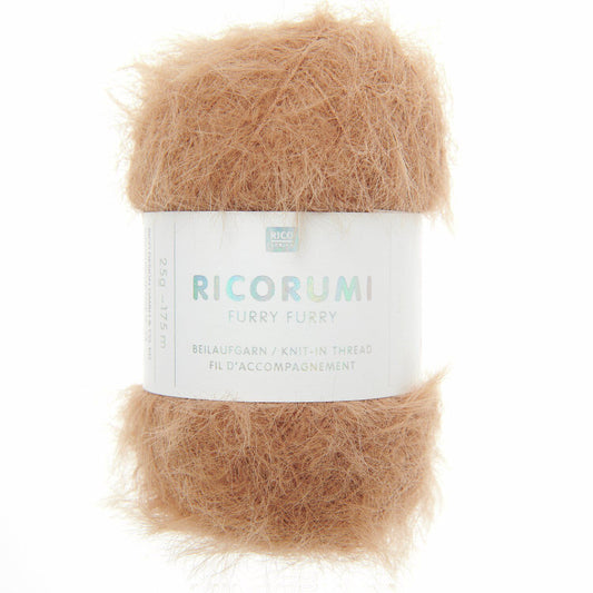 Ricorumi FURRY FURRY /Rico Design/ 50g #008 "Karamele"