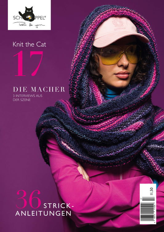 Knit the Cat 17 - DIE MACHER Magazine - rokdarbu žurnāls grāmata, DE