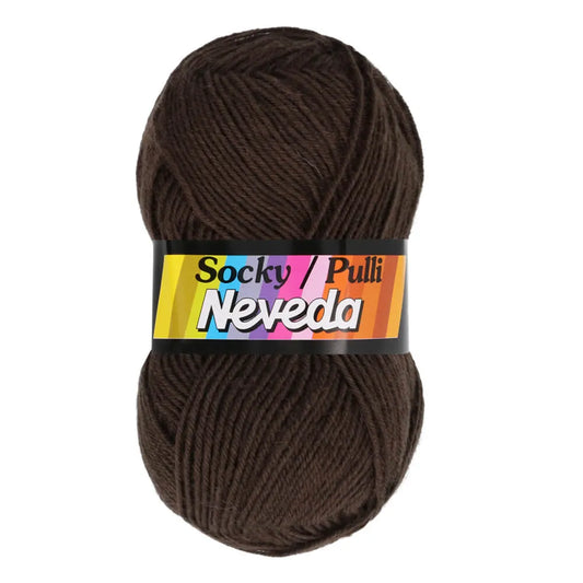 Socky Pulli /Scheepjes/ 50g #0810 "Šokolādes brūns"