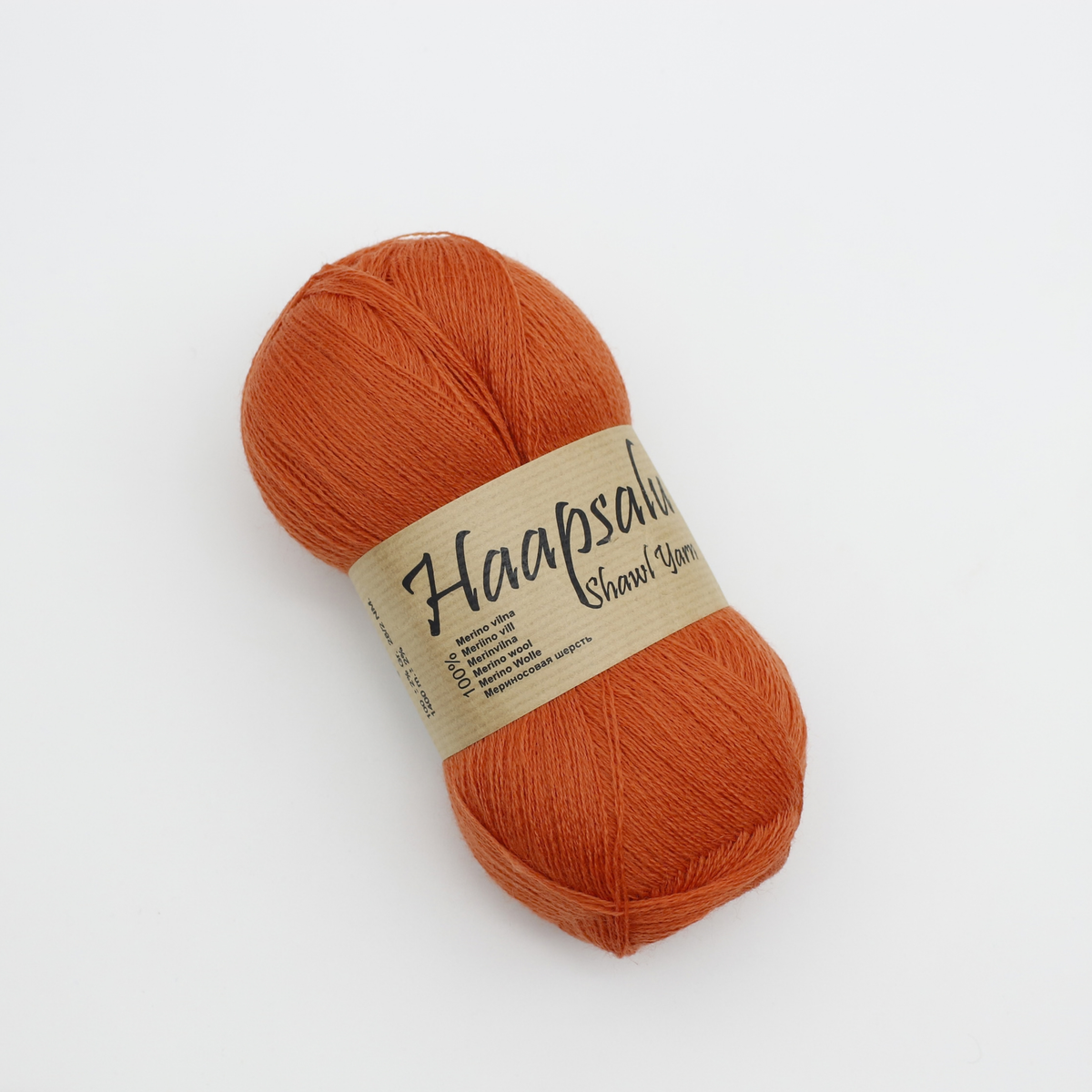 Haapsalu Shawl Yarn /Midara/ NM: 28/2 100g 1400m #220 "Oranžs"