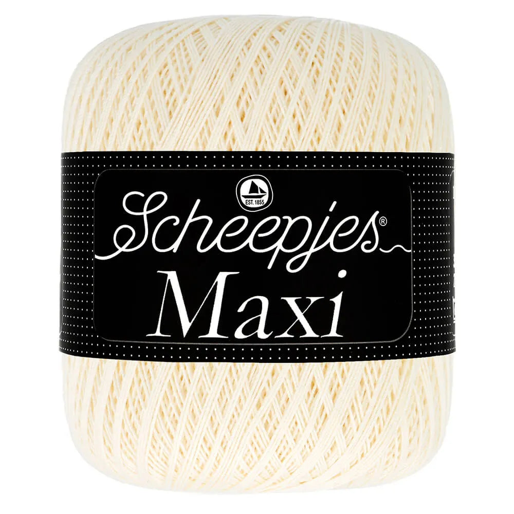Maxi /Scheepjes/ Crochet thread 100g / 560m #130 "Old Lace" 