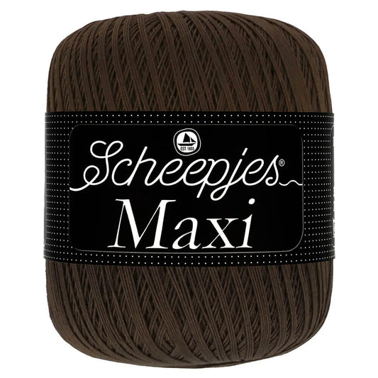 Maxi /Scheepjes/ Tambordiegs 100g / 560m #881 "Brūns"