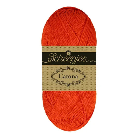 Catona /Scheepjes/ 50g #079 "Asins oranžs"