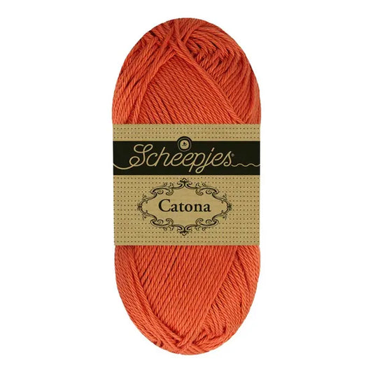 Catona /Scheepjes/ 50g #081 "Māla sarkans"