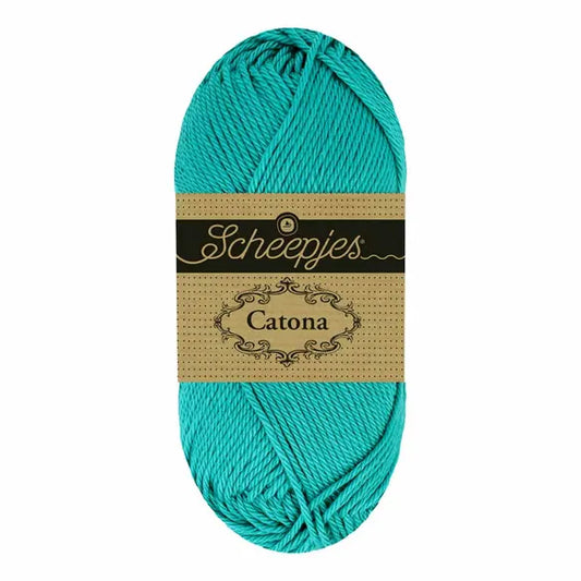 Catona /Scheepjes/ 50g #091 "Gaiši zilganzaļš"