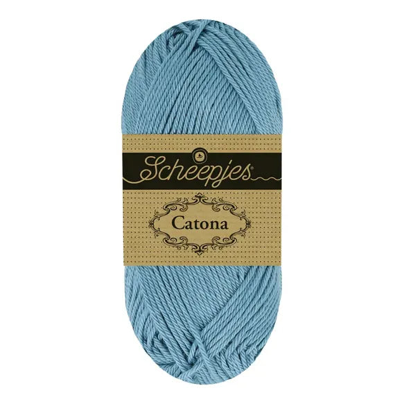 Catona /Scheepjes/ 50g #401 "Dark blue-green"