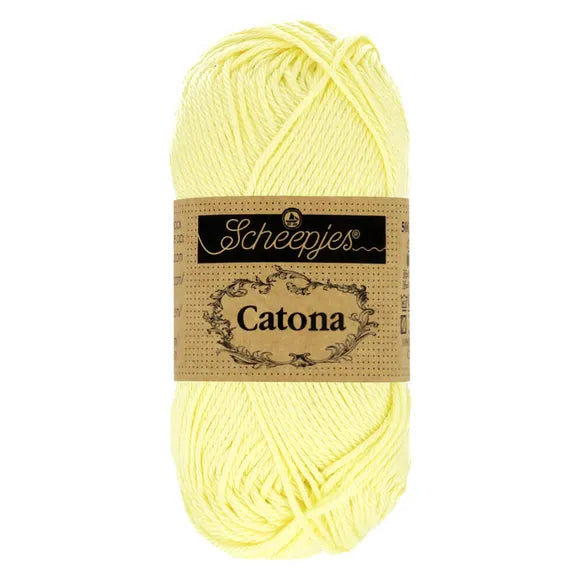 Catona /Scheepjes/ 50g #100 "Sidrunišifoon"