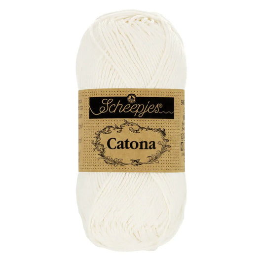 Catona /Scheepjes/ 50g #105 "Līgavas balts"