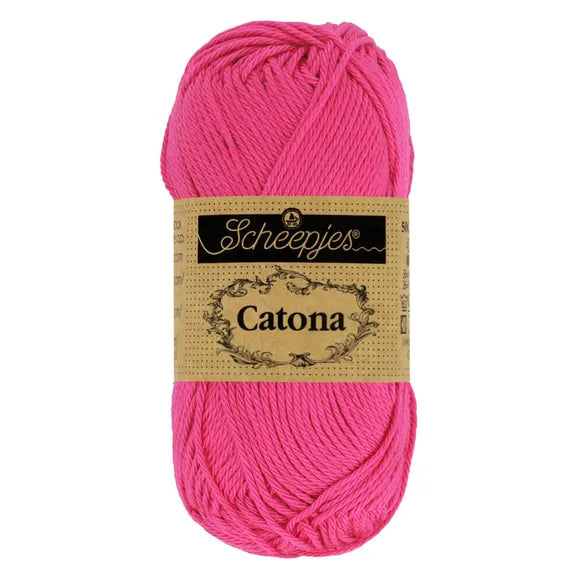 Catona /Scheepjes/ 50g #114 "Shocking Pink"