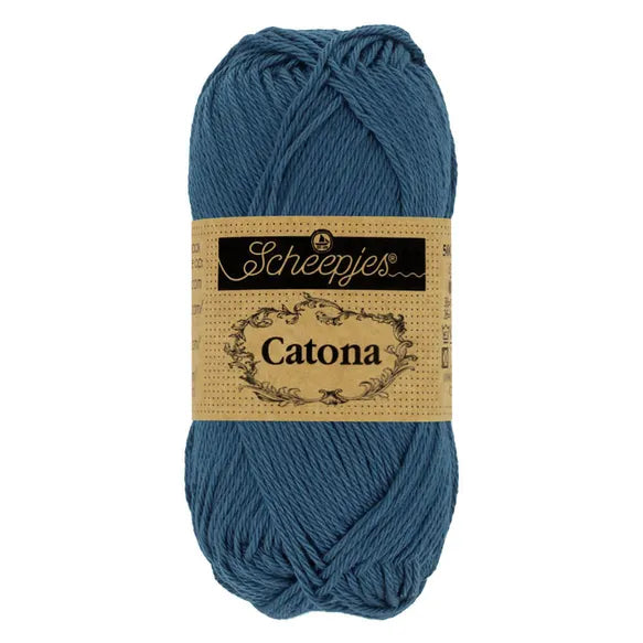 Catona /Scheepjes/ 50g #164 "Light Navy Blue"