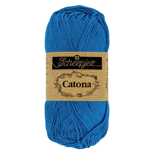 Catona /Scheepjes/ 50g #201 "Electric blue"