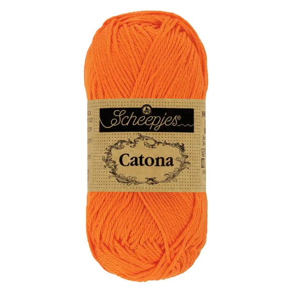 Catona /Scheepjes/ 50g #281 "Tangerine"