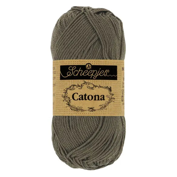 Catona /Scheepjes/ 50g #387 "Tumša olīve"