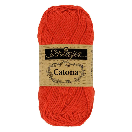 Catona /Scheepjes/ 50g #390 "Poppy Red"