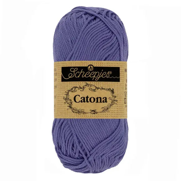 Catona /Scheepjes/ 50g #508 "Dziļš ametists"