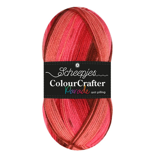 Colour Crafter Parade /Scheepjes/ 100g #401 "Sarkans maisījums"