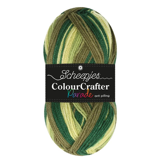 Colour Crafter Parade /Scheepjes/ 100g #404 "Zaļš maisījums"