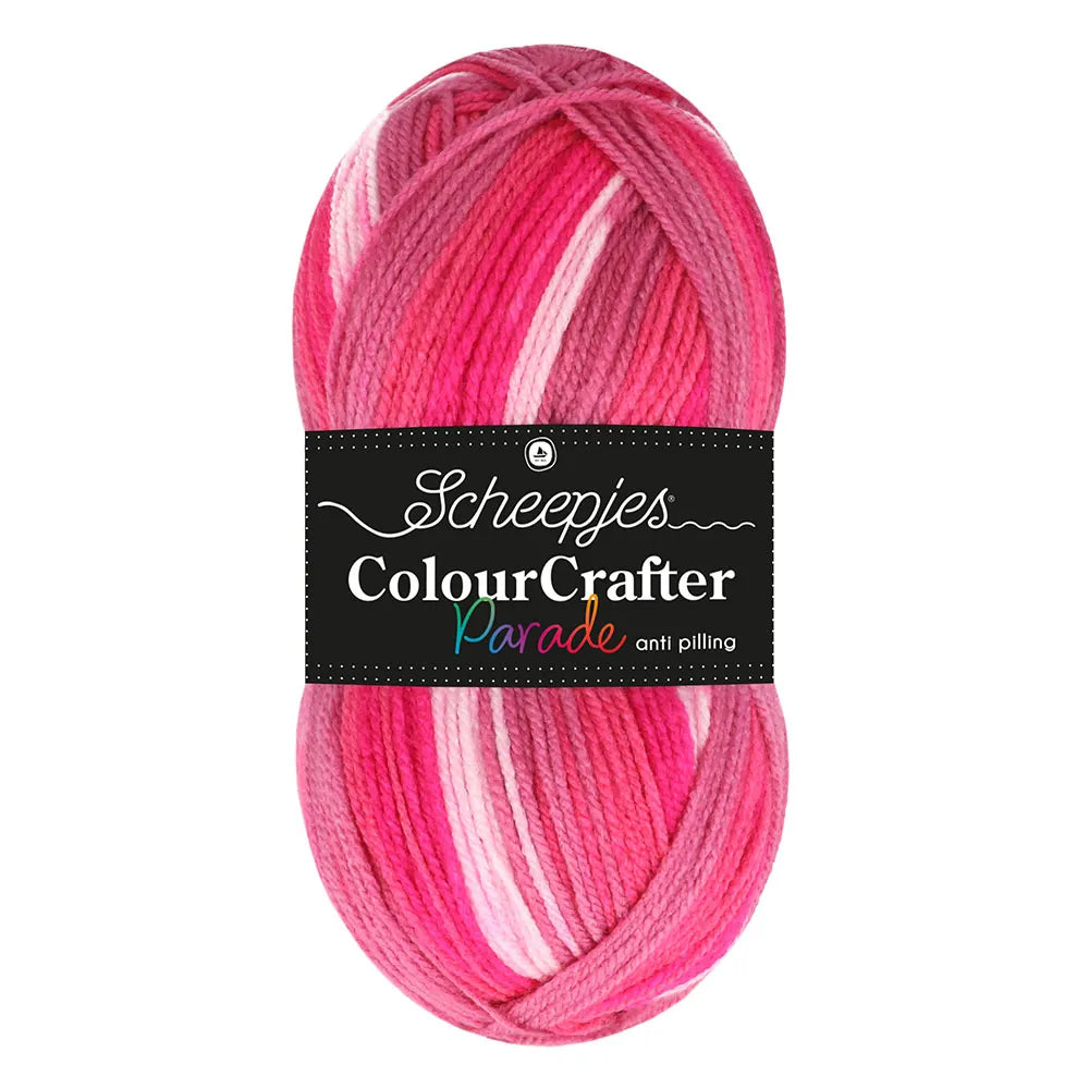 Colour Crafter Parade /Scheepjes/ 100g #406 "Rozā maisījums"