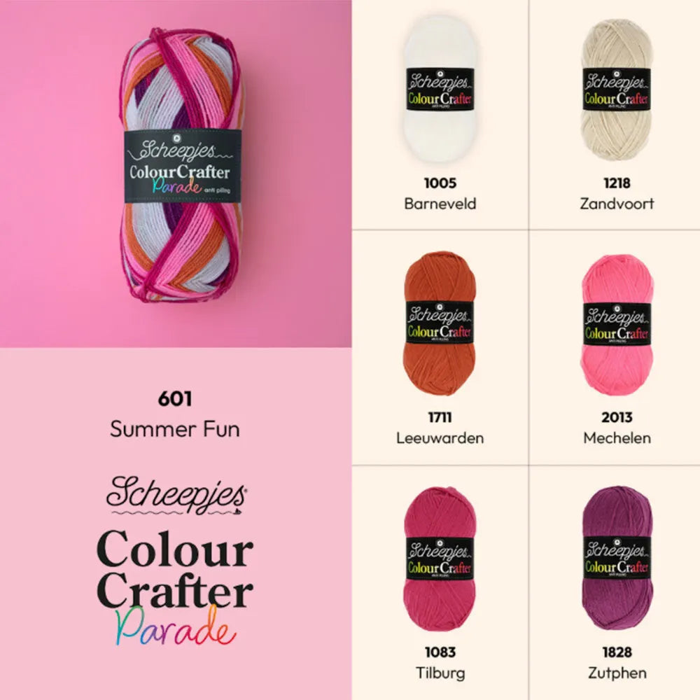 Colour Crafter Parade /Scheepjes/ 100g #601 "Vasaras jautrība"