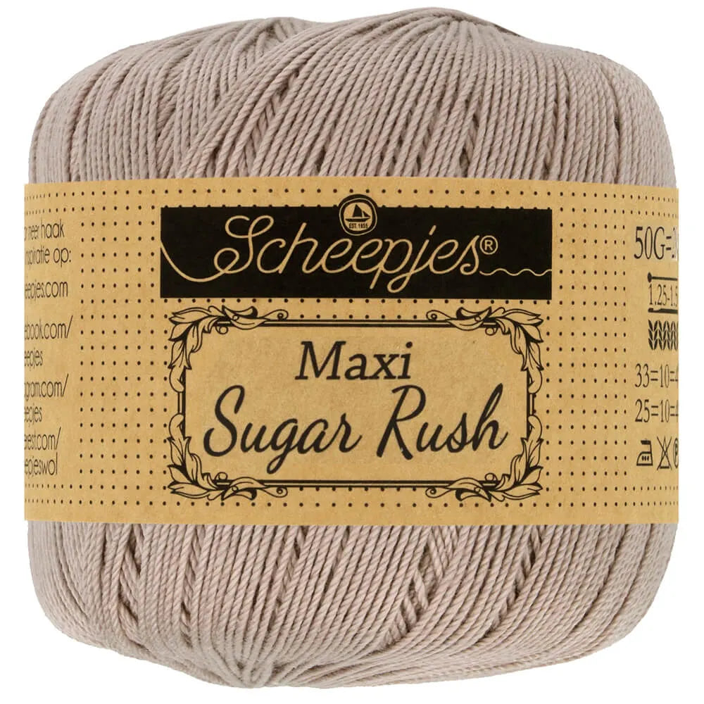 Maxi Sugar Rush /Scheepjes/ Tambordiegs 50g / 280m #406 "Maigi Bēšs"