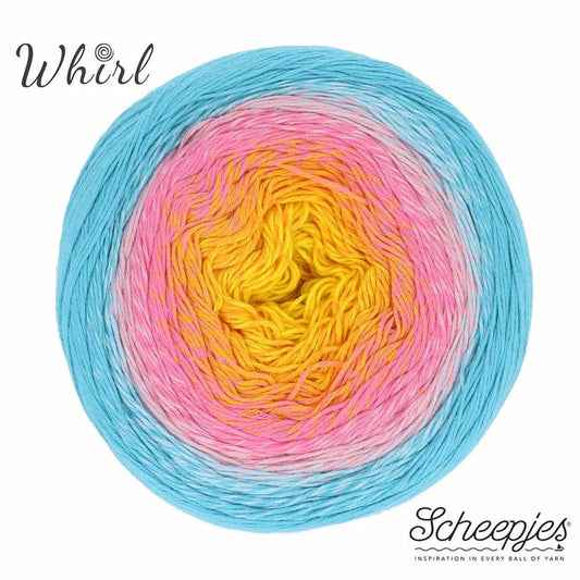 Cotton Whirl /Scheepjes/ 226g ~ 1000m #719 "Nektāra lauki"