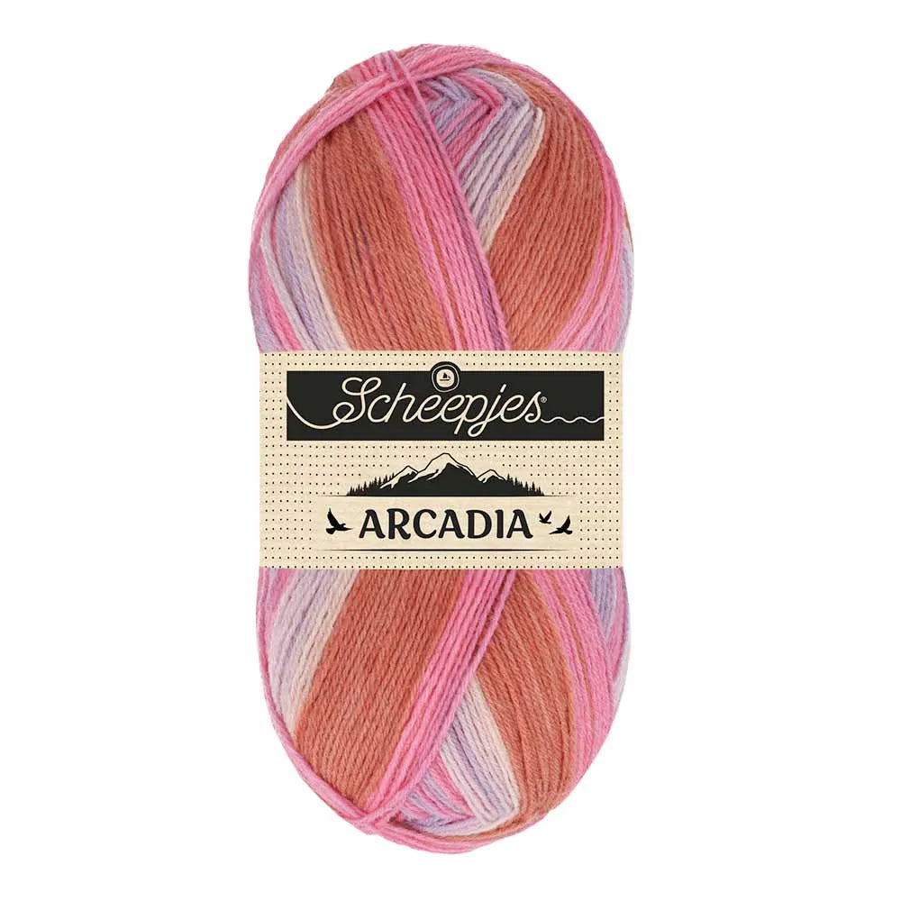 Arcadia /Scheepjes/ 4-diegu zeķu dzija 100g #907 "Rifs"