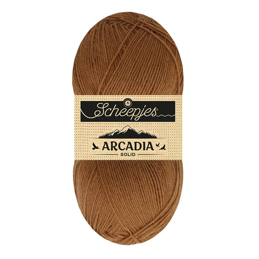 Arcadia Solid /Scheepjes/ 4-diegu zeķu dzija 100g #807 "Kanjons"