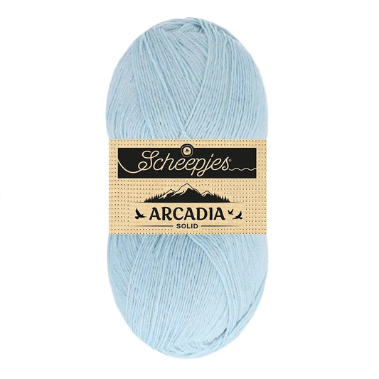 Arcadia Solid /Scheepjes/ 4-diegu 100g #814 "Debesis"