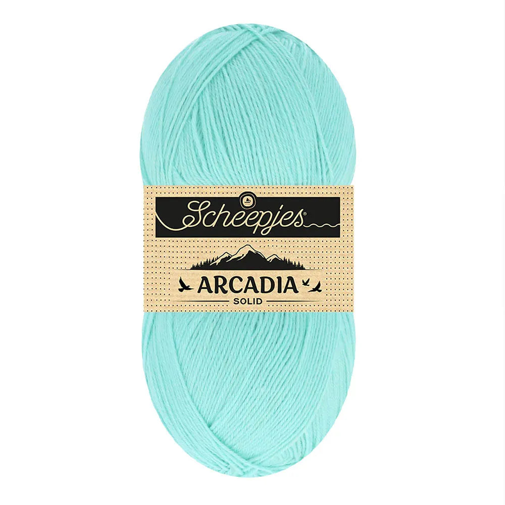 Arcadia Solid /Scheepjes/ 4-diegu zeķu dzija 100g #818 "Saullēkta debesis"