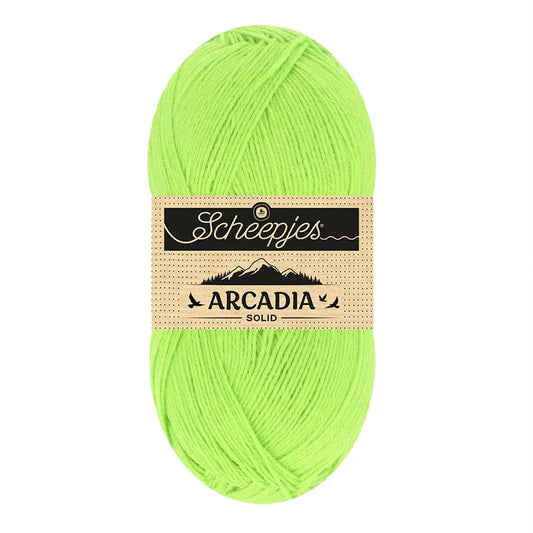 Arcadia Solid /Scheepjes/ 4-diegu 100g #821 "Zālājs"