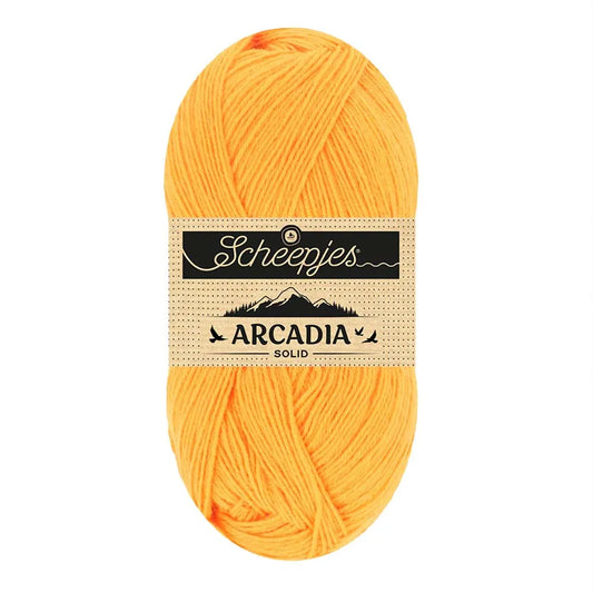 Arcadia Solid /Scheepjes/ 4-diegu zeķu dzija 100g #823 "Tuksnesis"