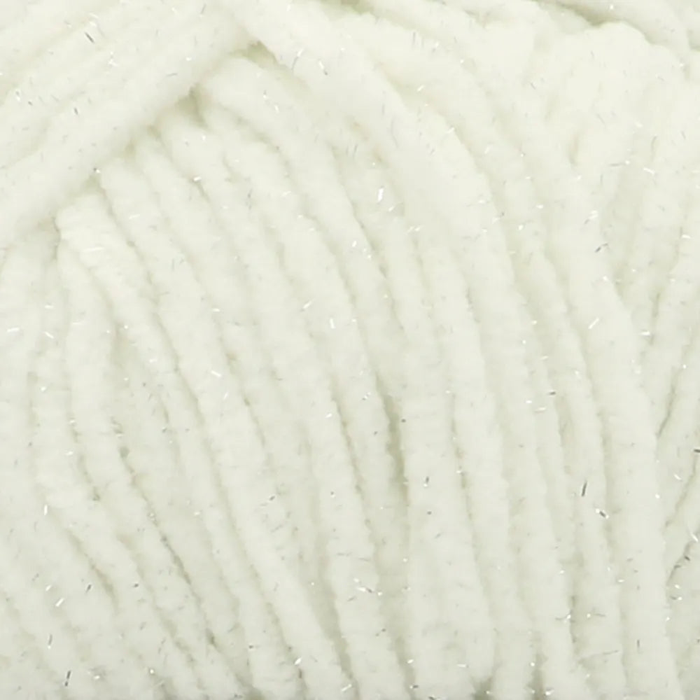 Little Darling Sparkle /Scheepjes/ 50g #401S "Polar Bear Sparkle"