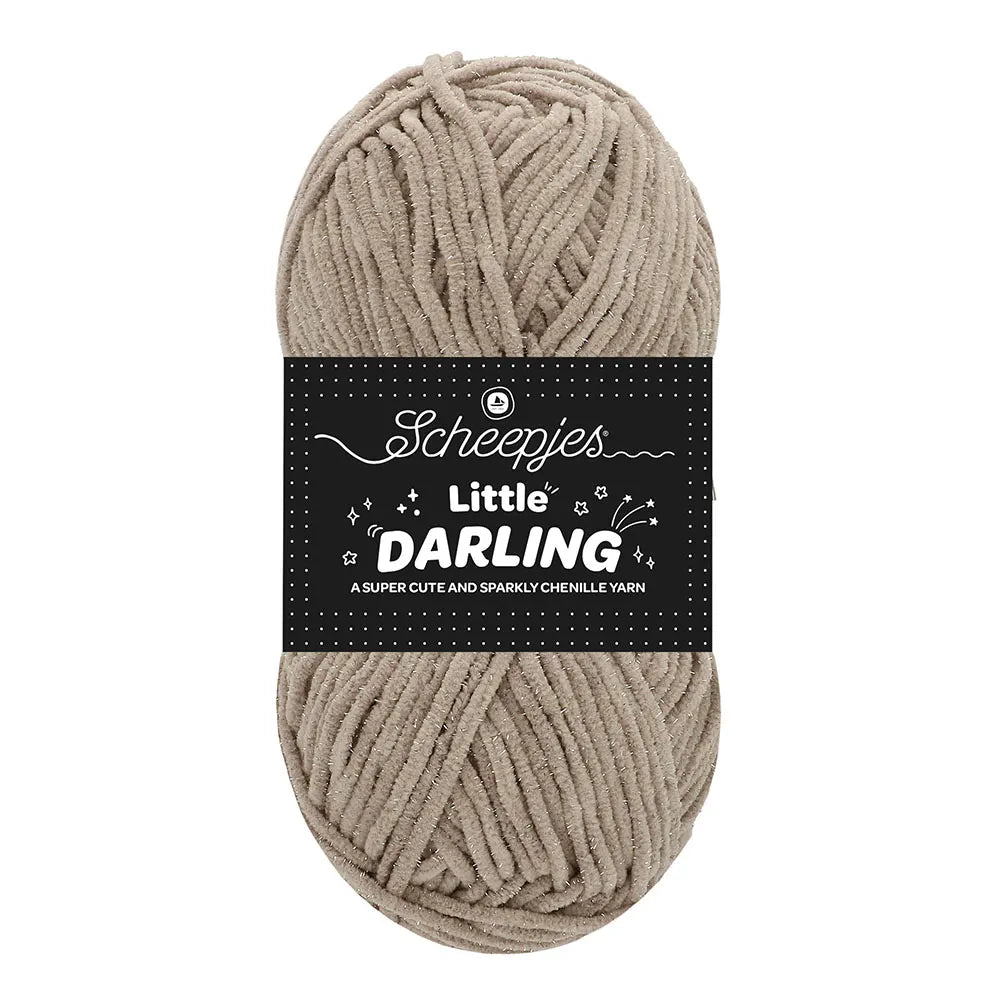 Little Darling Sparkle /Scheepjes/ 50g #409S "Koala Sparkle"