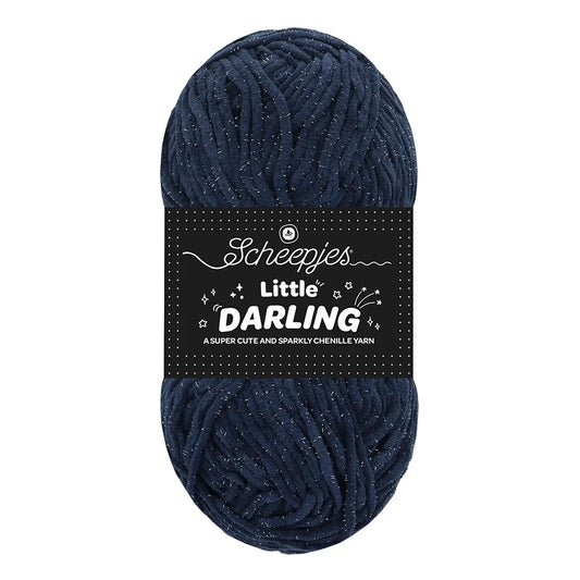 Little Darling Sparkle ar spīdumu /Scheepjes/ 50g #426S "Pāva dzirksts"