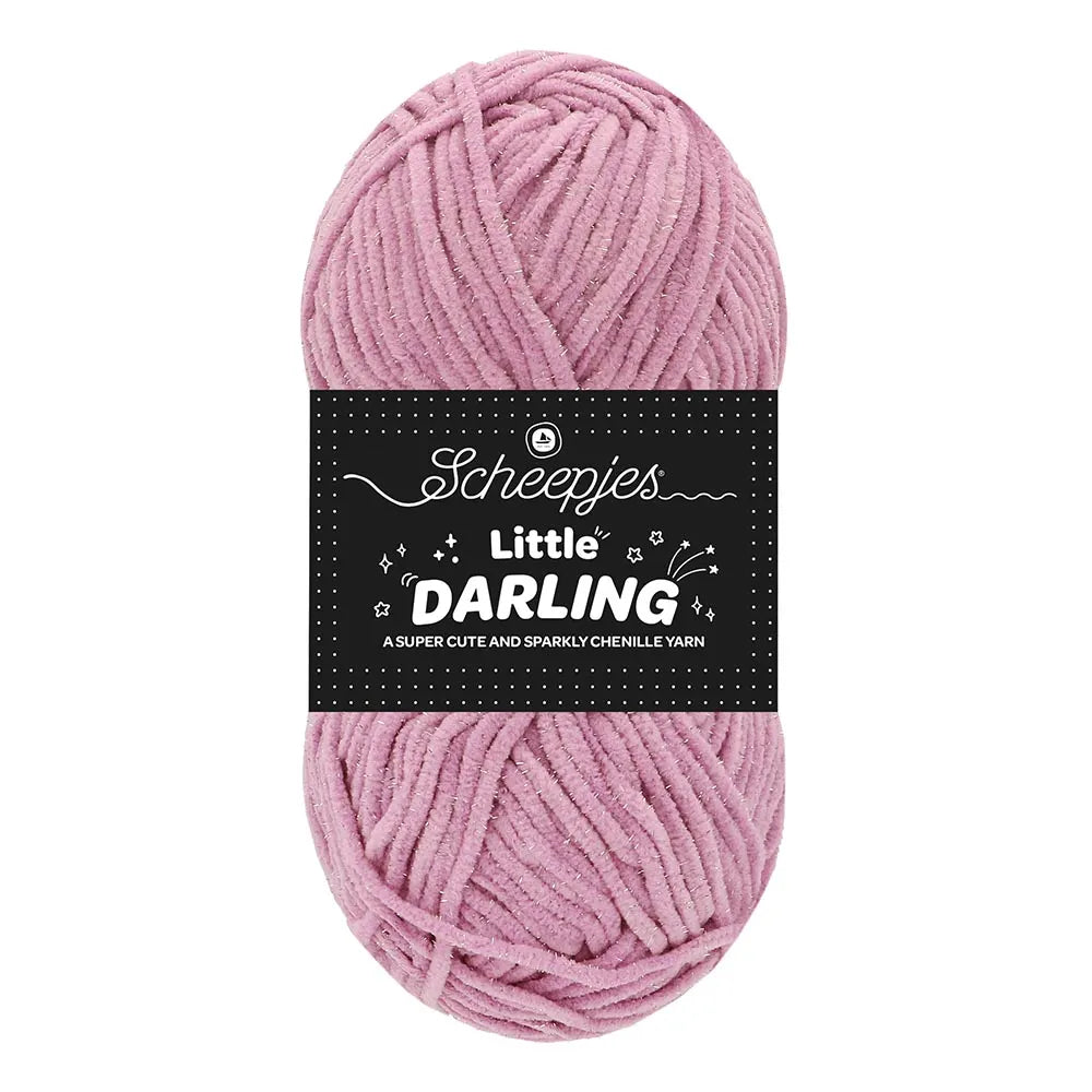 Little Darling Sparkle ar spīdumu /Scheepjes/ 50g #430S "Medūzas dzirksts"