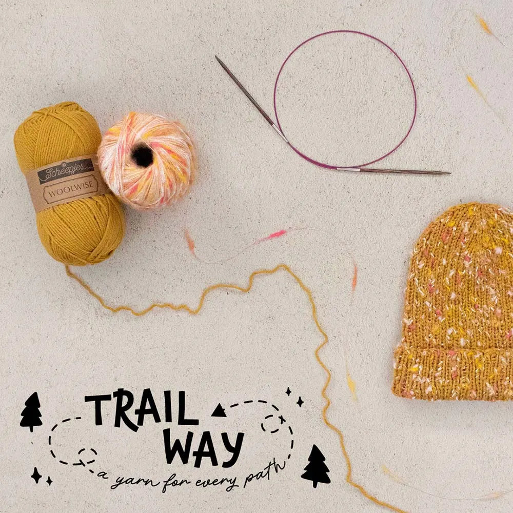 Trailway /Scheepjes/ 50g #005 "Rozā saulriets"